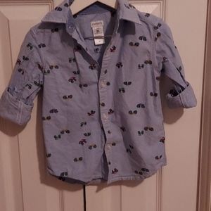 Carters long sleeve button down shirt